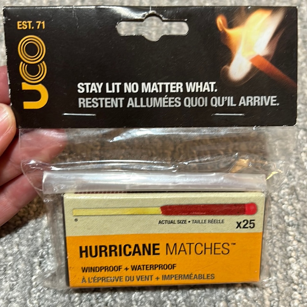 Hurricane matches